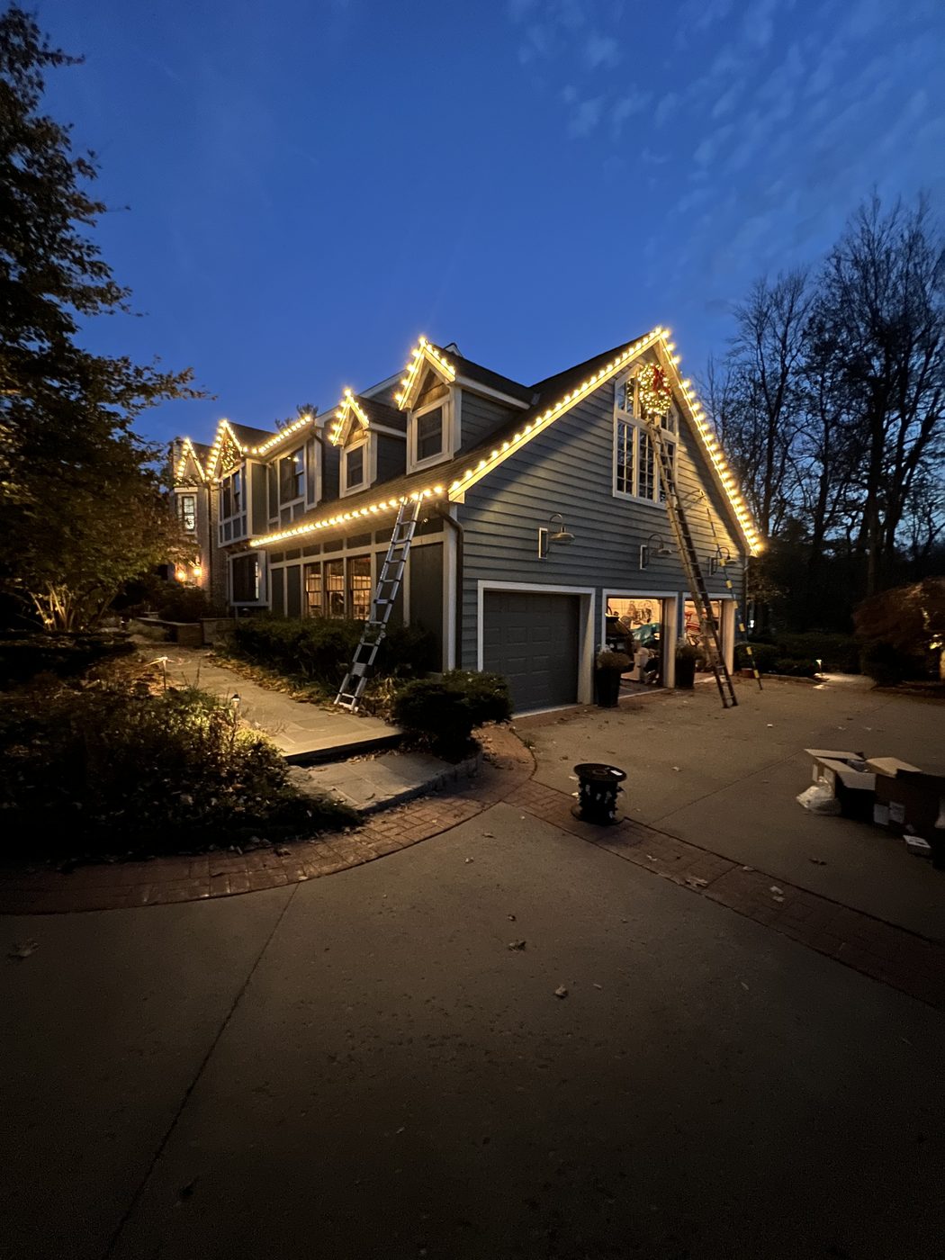 Christmas Light Installation service photo
